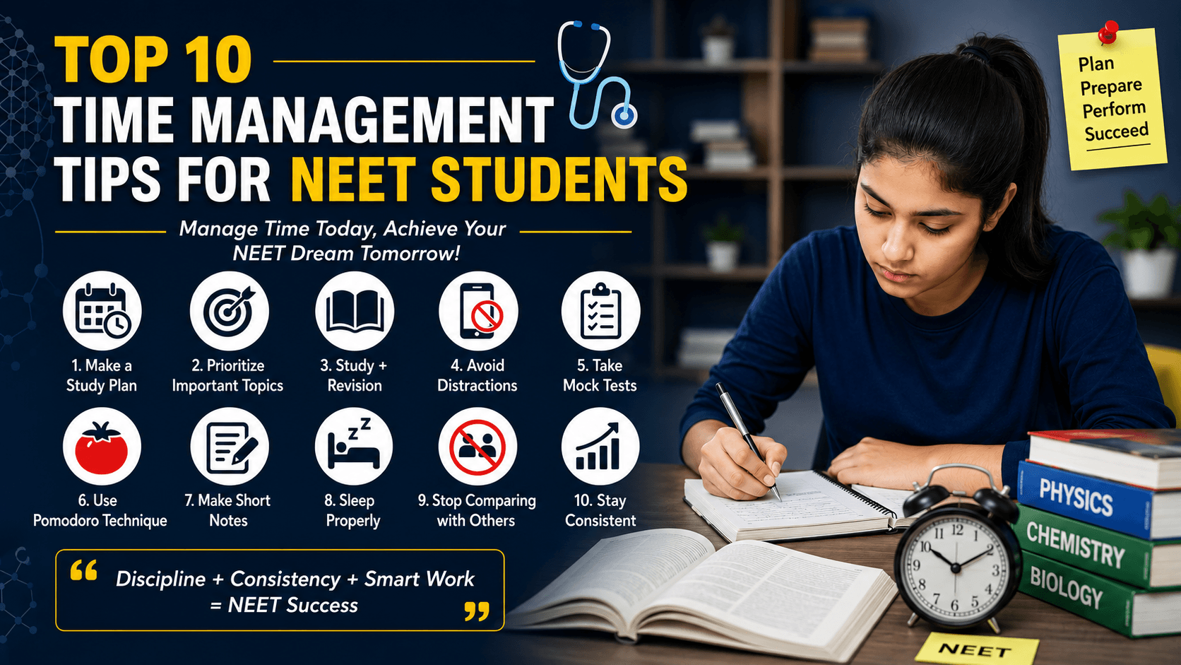 Top 10 Time Management Tips for NEET Students